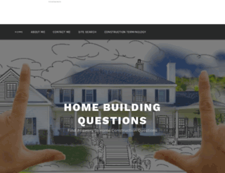 homebuildingquestions.com screenshot