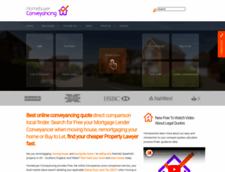 homebuyerconveyancing.com screenshot