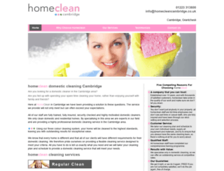 homecleancambridge.co.uk screenshot