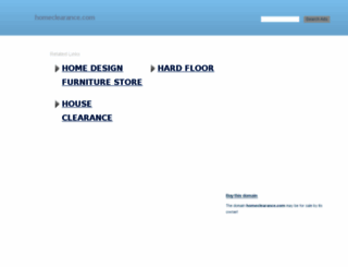 homeclearance.com screenshot