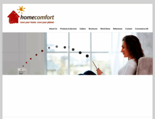 homecomfort.co.za screenshot