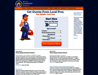 homecontractorexperts.com screenshot