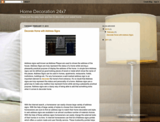 homedecoration24x7.blogspot.com screenshot
