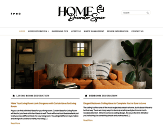 homedecoratorspace.com screenshot
