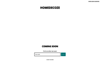 homedecoz-store.myshopify.com screenshot