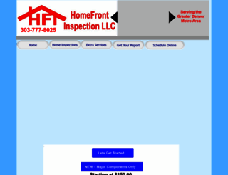 homefrontinspection.com screenshot