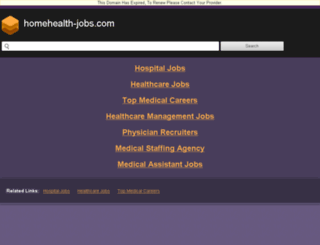 homehealth-jobs.com screenshot