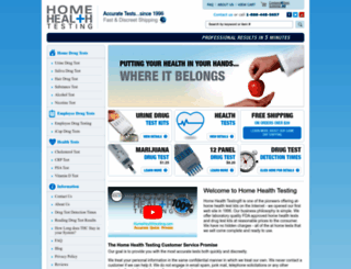 homehealthtesting.com screenshot
