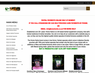 homeherbs.co.uk screenshot