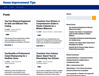 homeimprovementtips.org screenshot