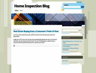 homeinspectionblog.wordpress.com screenshot