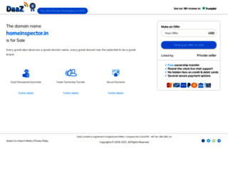 homeinspector.in screenshot