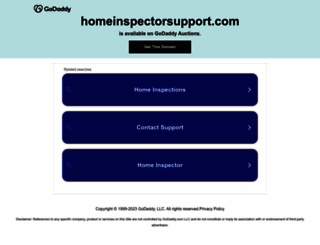 homeinspectorsupport.com screenshot