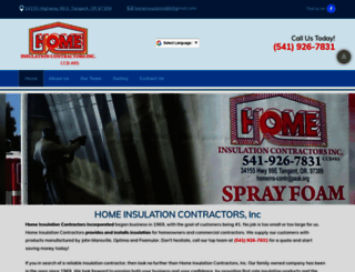 homeinsulationcontractors.com screenshot