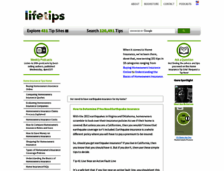 homeinsurance.lifetips.com screenshot
