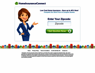 homeinsuranceconnect.com screenshot