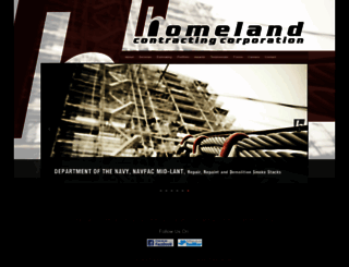 homelandcontracting.com screenshot