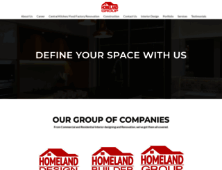 homelanddesign.com.sg screenshot