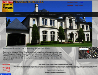 homelandrentalsllc.com screenshot