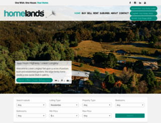 homelands.com.au screenshot