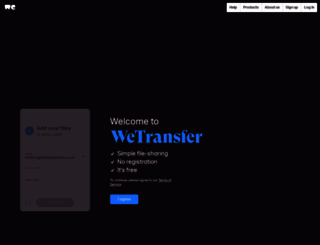 homelyproperty.wetransfer.com screenshot