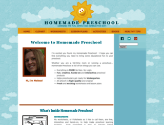 homemade-preschool.com screenshot