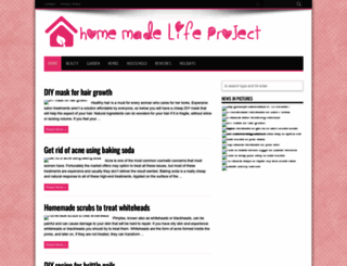 homemadelifeproject.com screenshot
