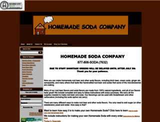 homemadesodacompany.com screenshot