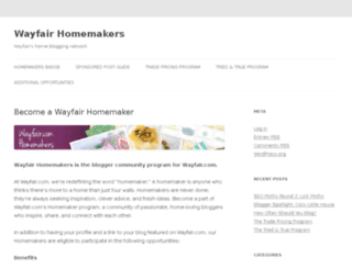 homemakers.wayfair.com screenshot