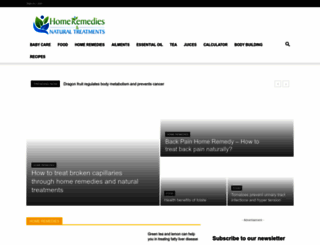 homenaturalcures.com screenshot