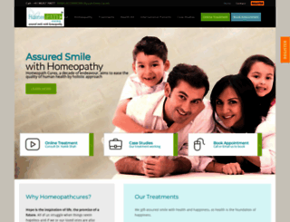 homeopathcures.com screenshot