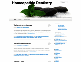 homeopathic-dentistry.com screenshot