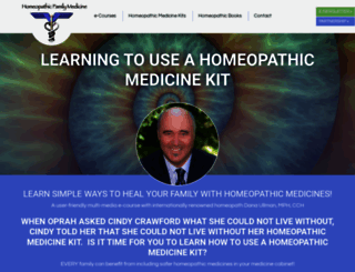 homeopathicfamilymedicine.com screenshot