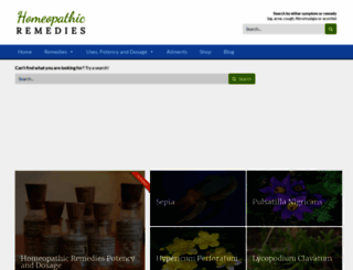 homeopathicremediesblog.com screenshot