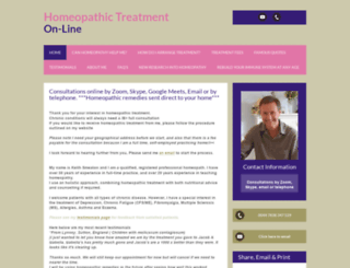 homeopathictreatmentonline.com screenshot