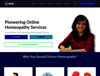 homeopathy4all.com screenshot