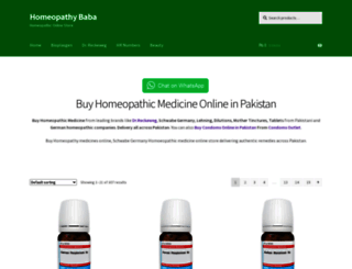 homeopathybaba.com screenshot