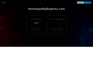 homeopathybayarea.com screenshot