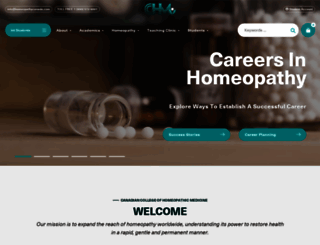 homeopathycanada.com screenshot