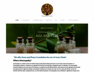 homeopathycare.org screenshot