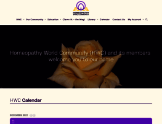 homeopathyworldcommunity.com screenshot