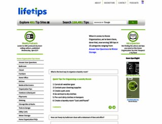 homeorganization.lifetips.com screenshot