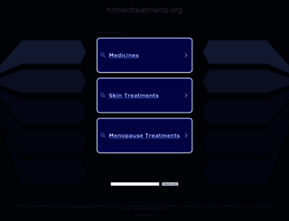 homeotreatments.org screenshot
