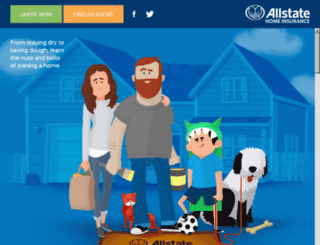 homeowners.allstateonline.com screenshot