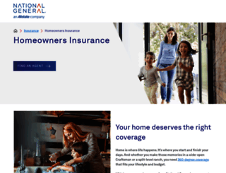 homeowners.nationalgeneral.com screenshot