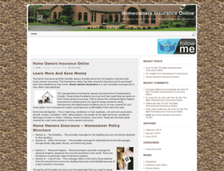 homeownersinsuranceonline.org screenshot
