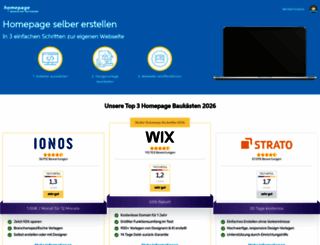 homepage-baukasten-testsieger.de screenshot