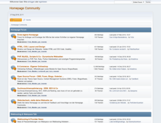 homepage-community.de screenshot