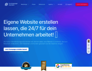 homepage-helden.de screenshot