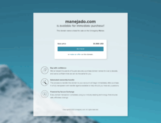 homepage.manejado.com screenshot